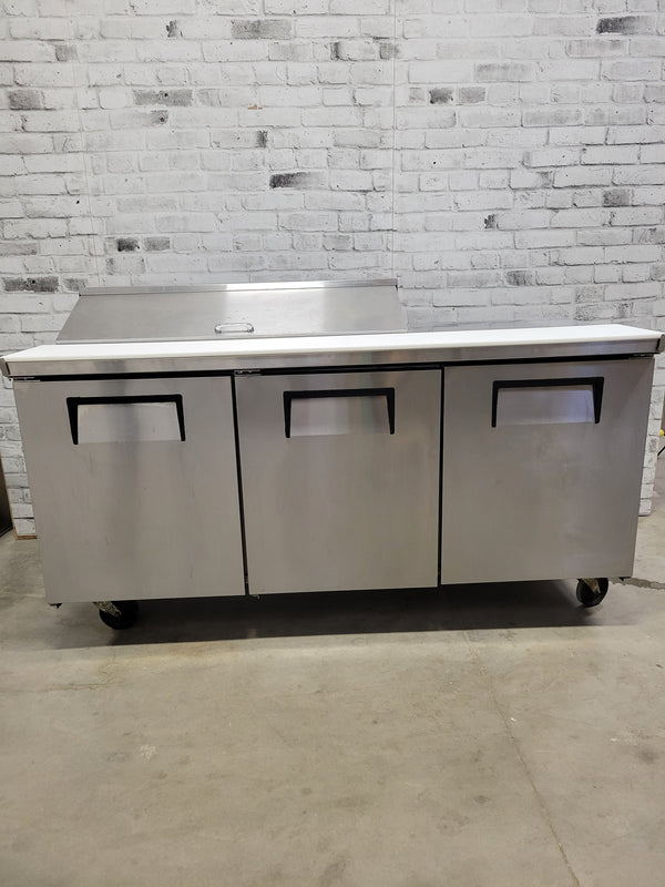 True TSSU-72-12-HC Sandwich Salad Prep Table with Refrigerated Base