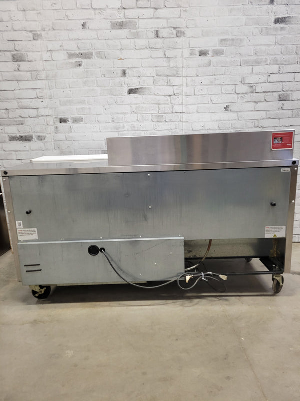 True TSSU-72-12-HC Sandwich Salad Prep Table with Refrigerated Base