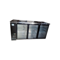 Newtop UBB-24-72G-HC Refrigerated Back Bar Cooler - 3 Door - 72''