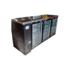 Newtop UBB-24-72G-HC Refrigerated Back Bar Cooler - 3 Door - 72''