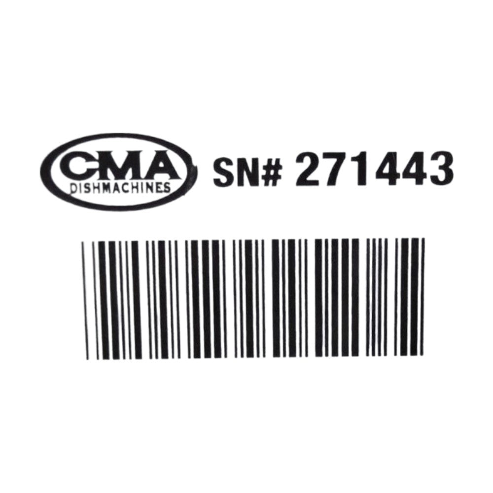 CMA 180UC Undercounter Dishwasher
