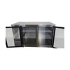 Atosa MBB59GGR  Back Bar Refrigerator - 2 Glass Door - 59 Inch