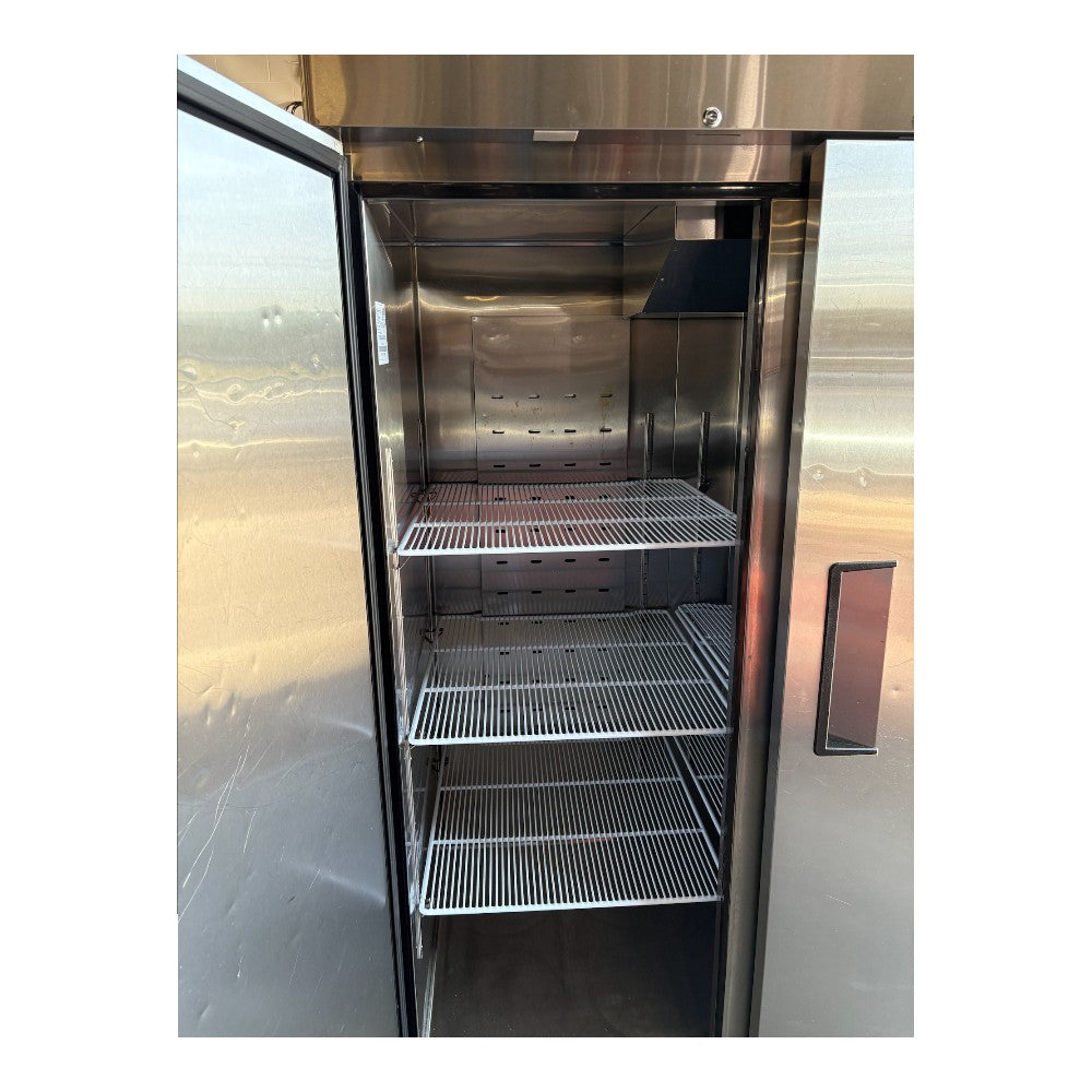 Atosa MBF8006GR Upright Refrigerator - 3 Solid Doors