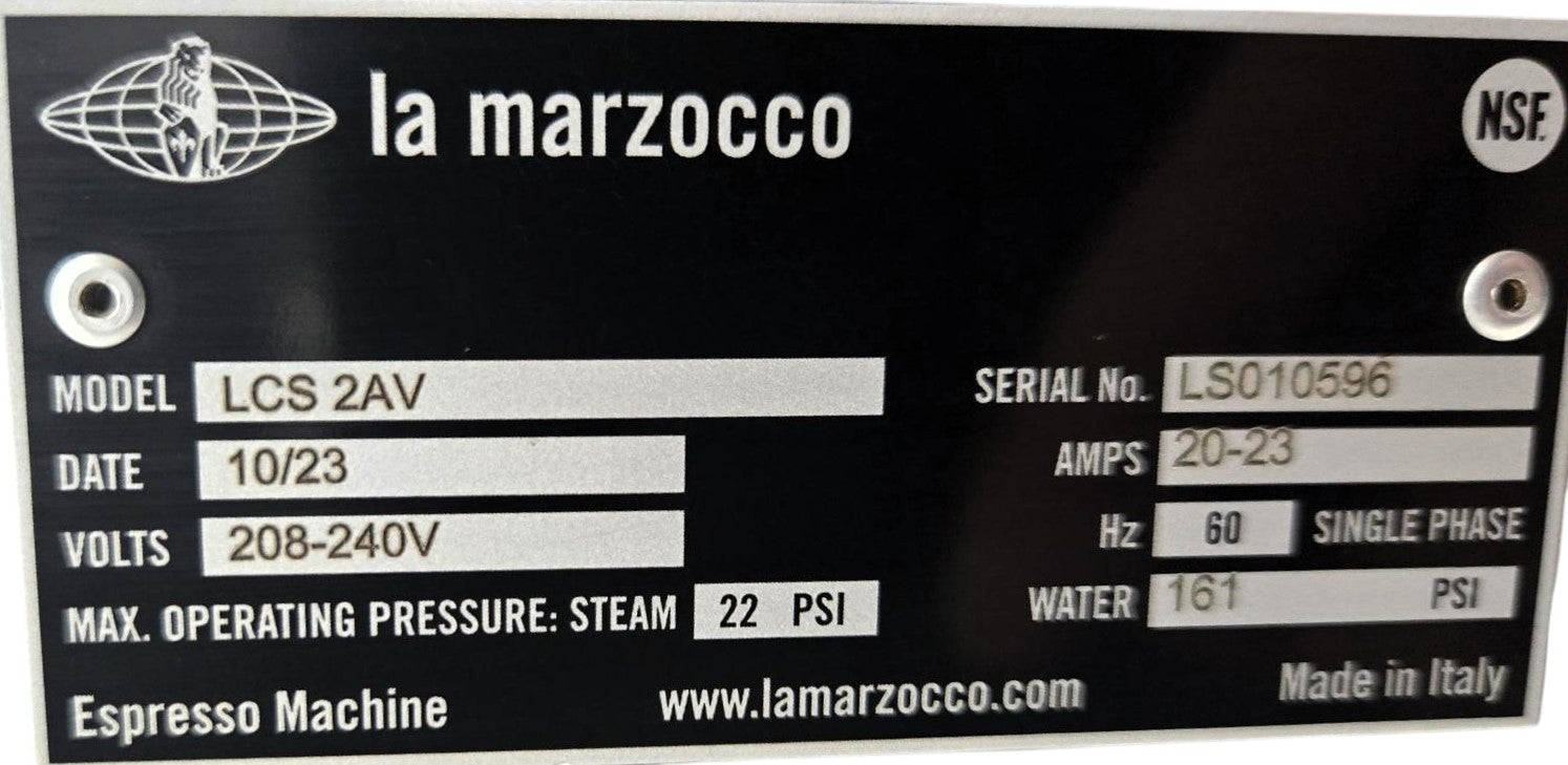 La Marzocco Linea Coffee Machine 2 Group