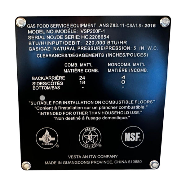 Vulcan VSP200F-1 Stock Pot Range - 2 Burner - Natural Gas