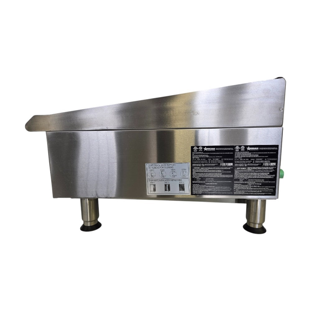 Omcan CE-CN-CBR15 Charbroiler with stand - Natural Gas
