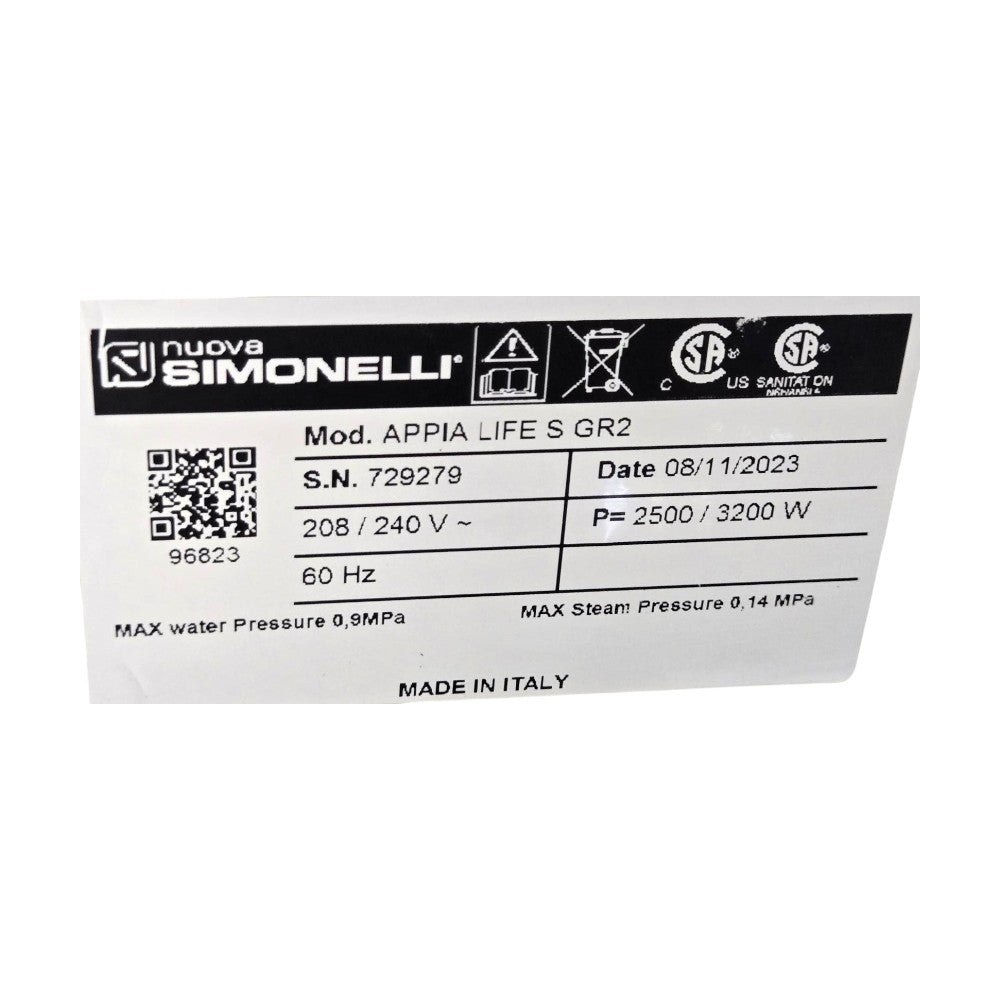 Nuova Simonelli Appia Life 2 Group Coffee Machine