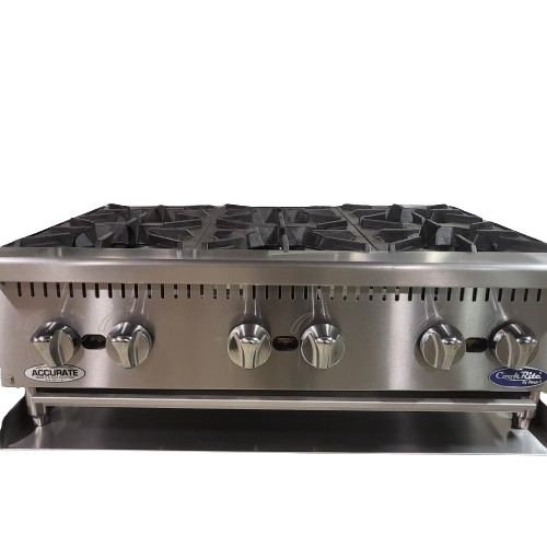 Atosa ACHP-6-LP 6-Burner Heavy Duty Countertop Range