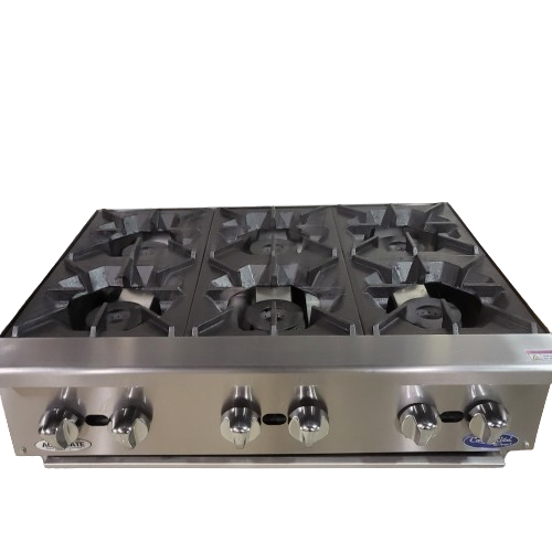 Atosa ACHP-6-LP 6-Burner Heavy Duty Countertop Range