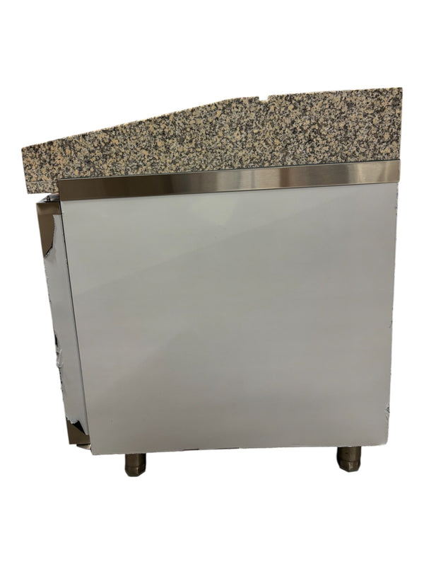 Omcan PT-CN-0390 Granite top Refrigerated Pizza prep