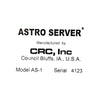 Astro- Blender AM-2 Blender with AS-1 Foot Pedal