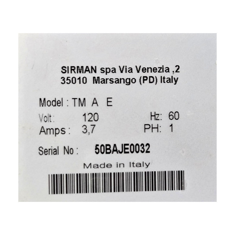 Sirman TMAE Vegetable Cutter / Processor