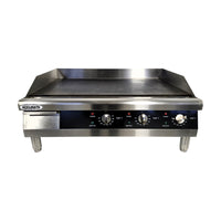 Omcan 43214 Electric Countertop Griddle - 30 Inch