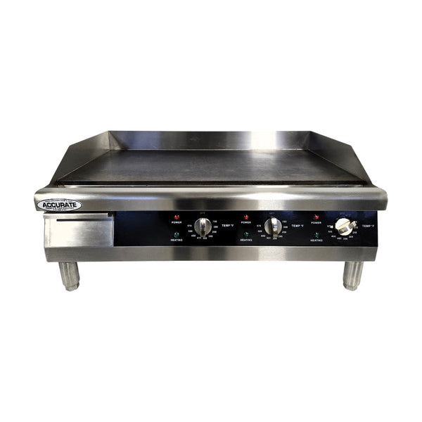 Omcan 43214 Electric Countertop Griddle - 30 Inch