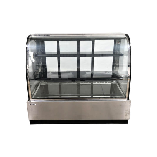 Omcan 44503 Refrigerated Display Case - Curved Glass