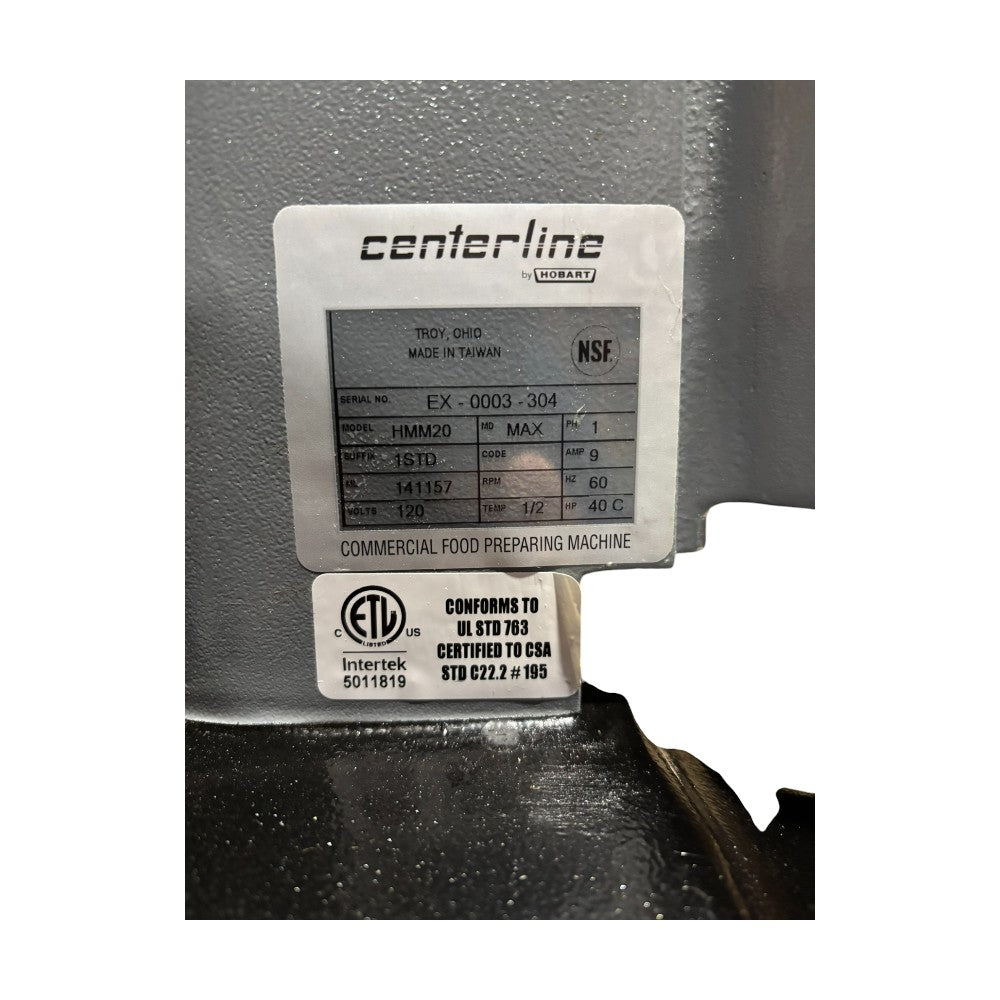 CenterLine HMM20 Planetary Mixer