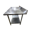 Omcan 22088 - Stainless Steel Work Table - 4 Inch Backsplash - 30 Inch x 48 Inch