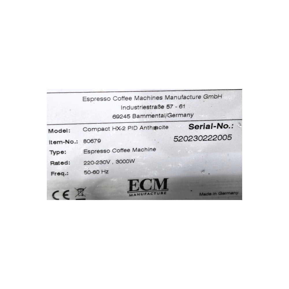 ECM HX-2 PID 2 Group Coffee Machine