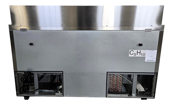 Atosa MSF8303GR Sandwich Bar Fridge - 2 Solid Door