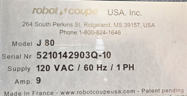 Robot Coupe J80 Ultra Juicer