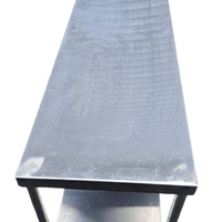 EFI TOD1460 Stainless Steel Double Overshelf Work Table