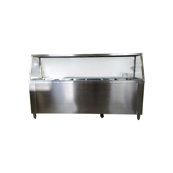 Turbo-Range WF-2250-6P Electric Hot Table - 6 Wells and Glass