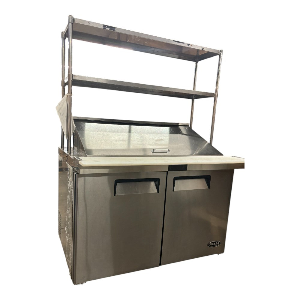 Atosa MSF8306GR Mega Top Refrigerator with Overshelf