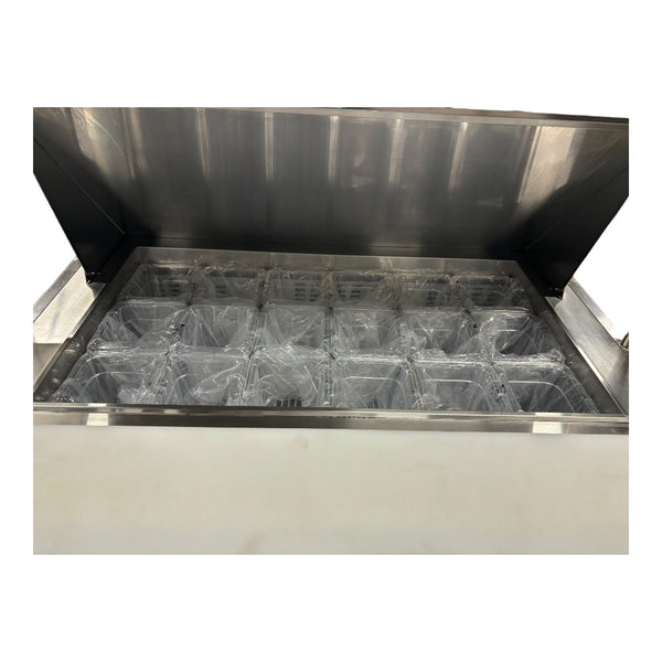 Atosa MSF8306GR Mega Top Refrigerator with Overshelf