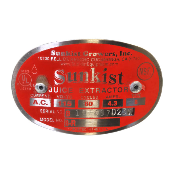 Sunkist 8-R Juicer