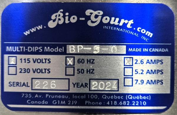 Bio-Gourt BP-5-0 Chocolate Warmer