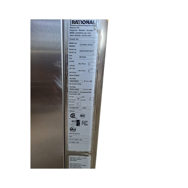 Rational ICP 6?FULL NG Combi Oven