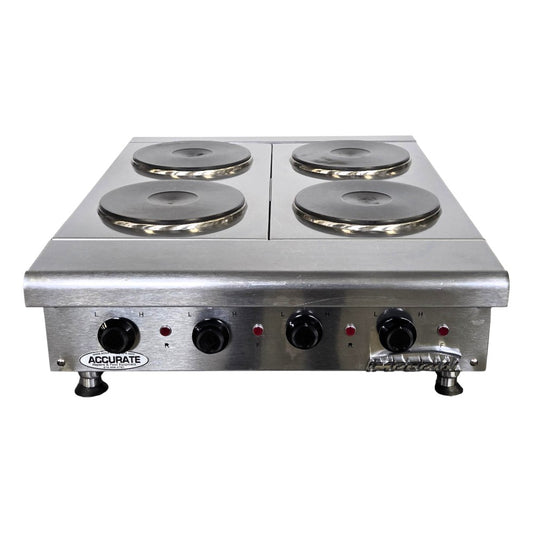 IMPERIAL IHPA-4-24-E Electric 4 Burner Hot Plate 24 Inch