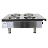 IMPERIAL IHPA-4-24-E Electric 4 Burner Hot Plate 24 Inch