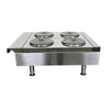 IMPERIAL IHPA-4-24-E Electric 4 Burner Hot Plate 24 Inch