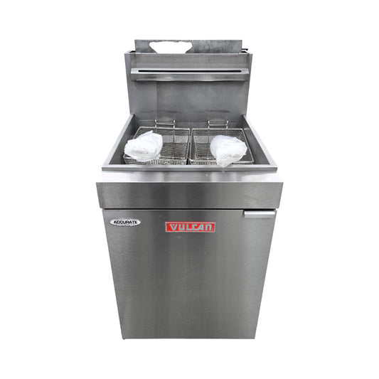 Vulcan LG500-1 65-70lb Natural Gas Floor Fryer