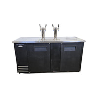 TRUE TDD-3 Keg Beer Dispensing Cooler - 2 Door - 69 Inch