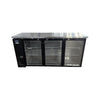 Omcan Aurora BB-CN-0020E-GH Back Bar Cooler - 3 Glass Door - 73 Inch