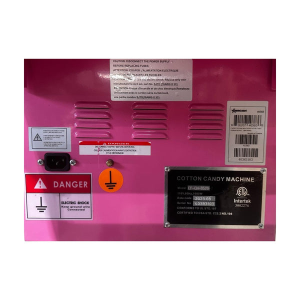 Omcan CF-CN-0520-T Cotton Candy Machine with Trolley