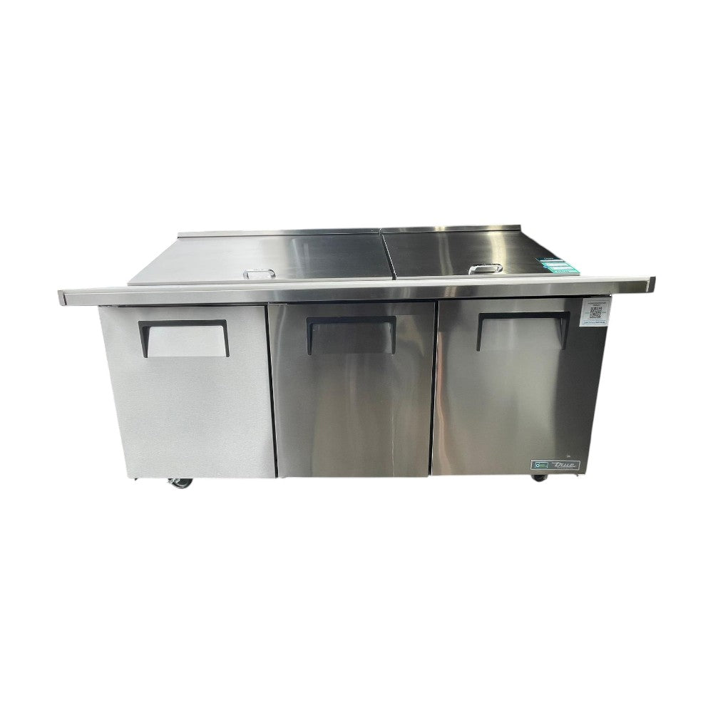 TRUE TSSU-72-30M-B-ST-HC Mega Top Refrigerator Sandwich Prep Table