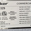 Snooker SK-329 Commercial Ice Maker with Bin B275-AIB - Never Used - As Is