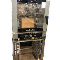 Turbofan EC40D7.SK40A Full Size 7 Tray Digital Electric Combi Oven with Stand