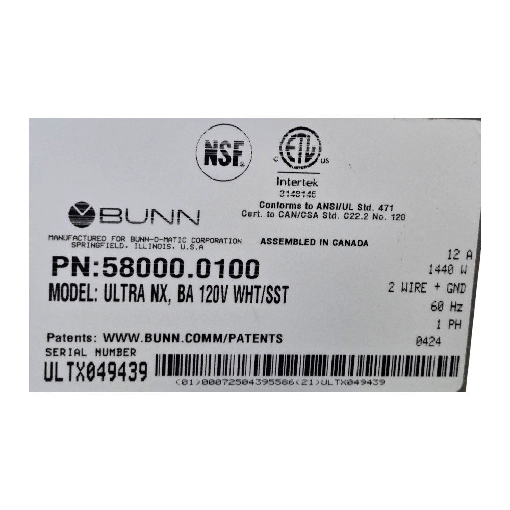 Bunn Ultra NX Frozen Drink Machine