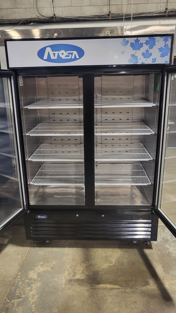 Atosa MCF8723GR Double Glass Door Refrigerator