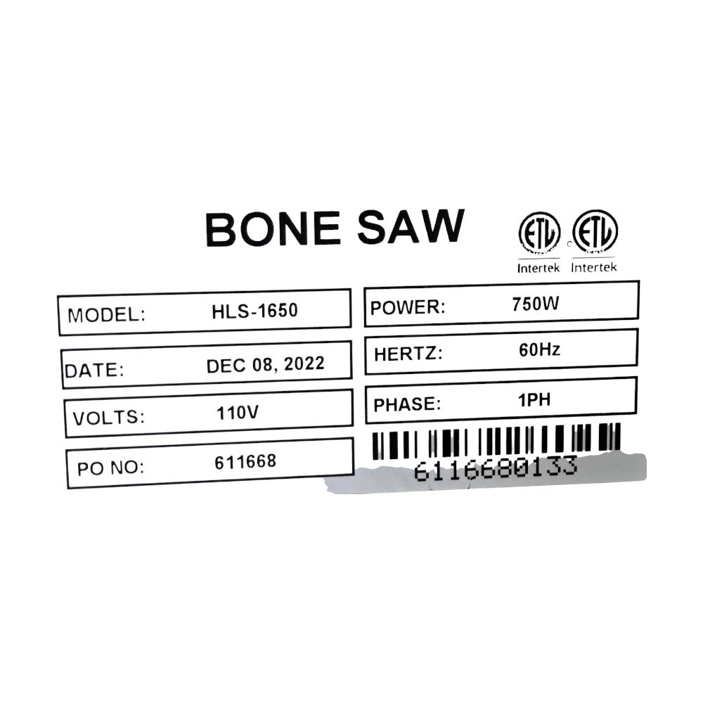 Omcan 46785 Meat Bone Saw