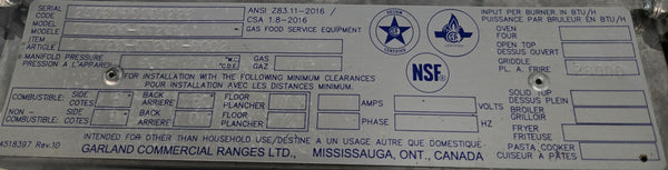 Garland GTGG24-GT24M Griddle - Natural Gas