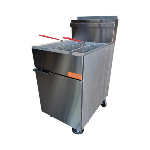 Brika BFR-70-NG Fryer - 70 lb -  Natural Gas