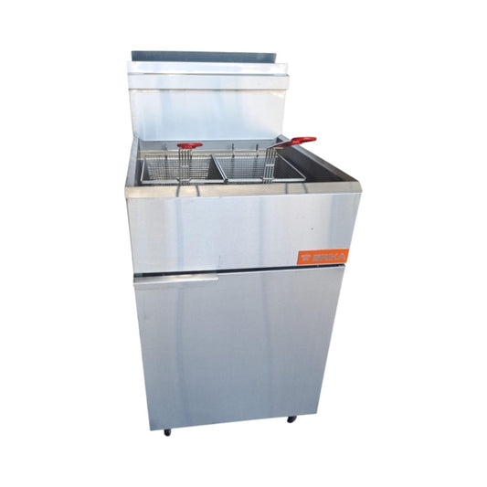 Brika BFR-70-NG Fryer - 70 lb -  Natural Gas