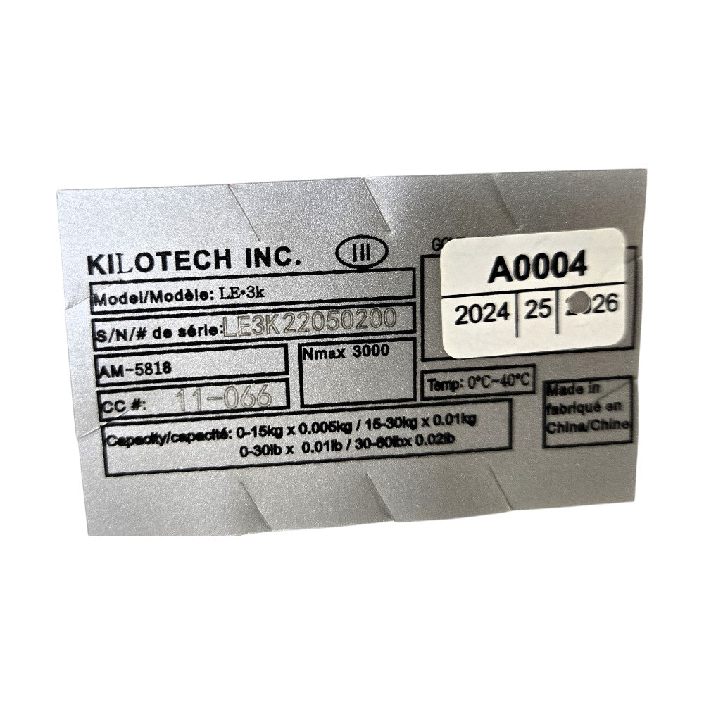 Kilotech LE.3K Digital Printing Scale