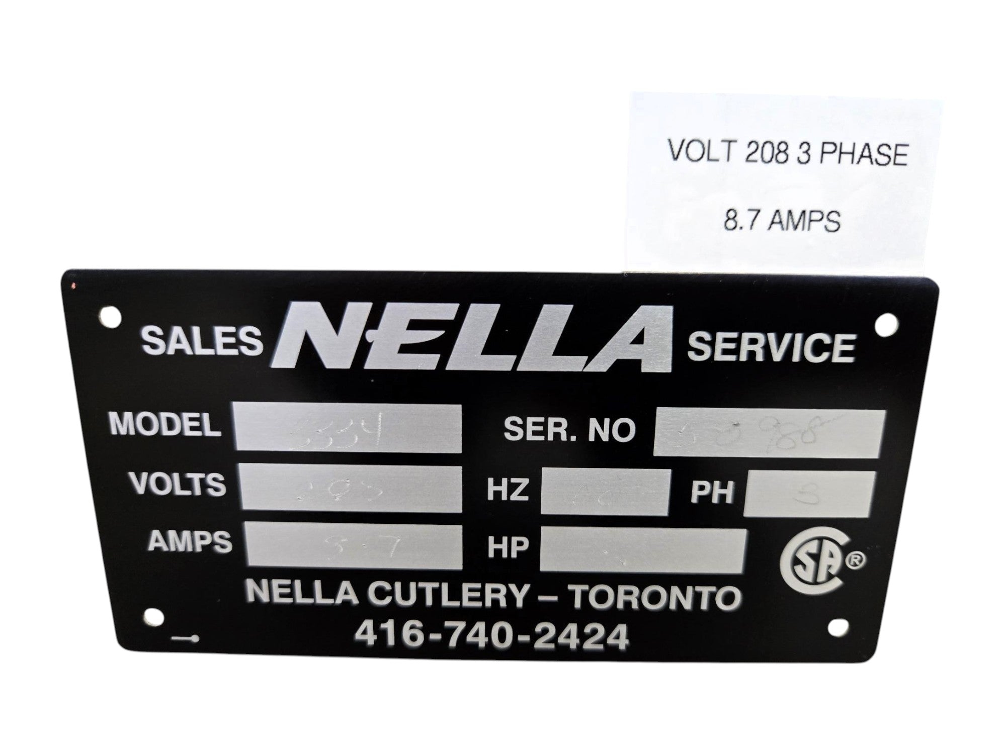 Biro 3334SS-4003FH Meat Slicer / Mincer