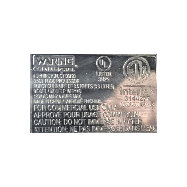 Waring WFP14S Food Processor